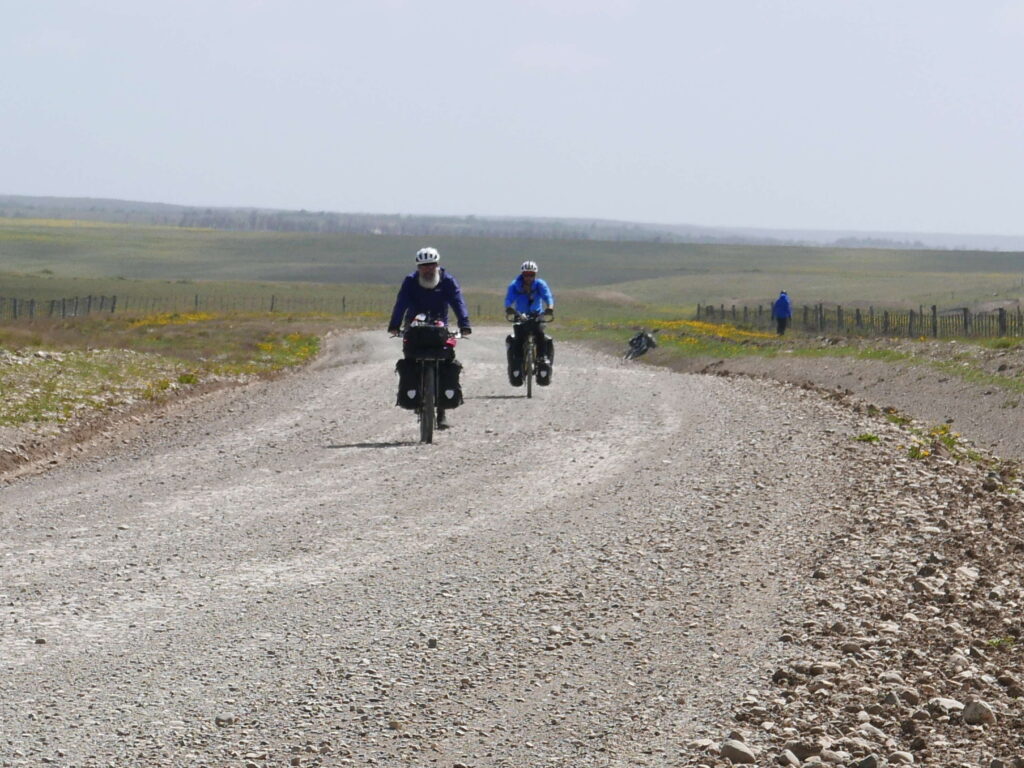 viaggiare in patagonie in bicicletta