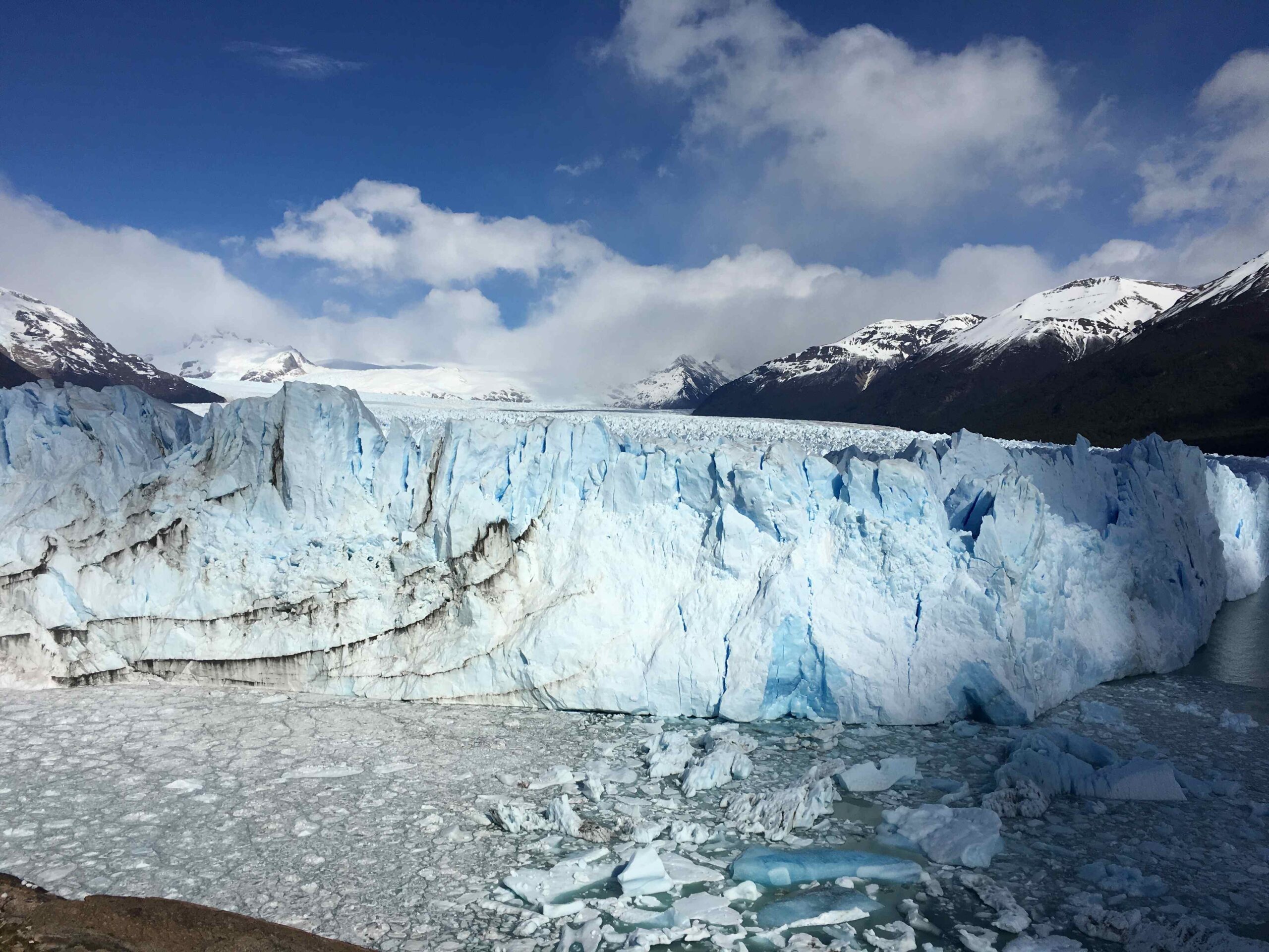 perito moreno sur la route 40 argentine a velo