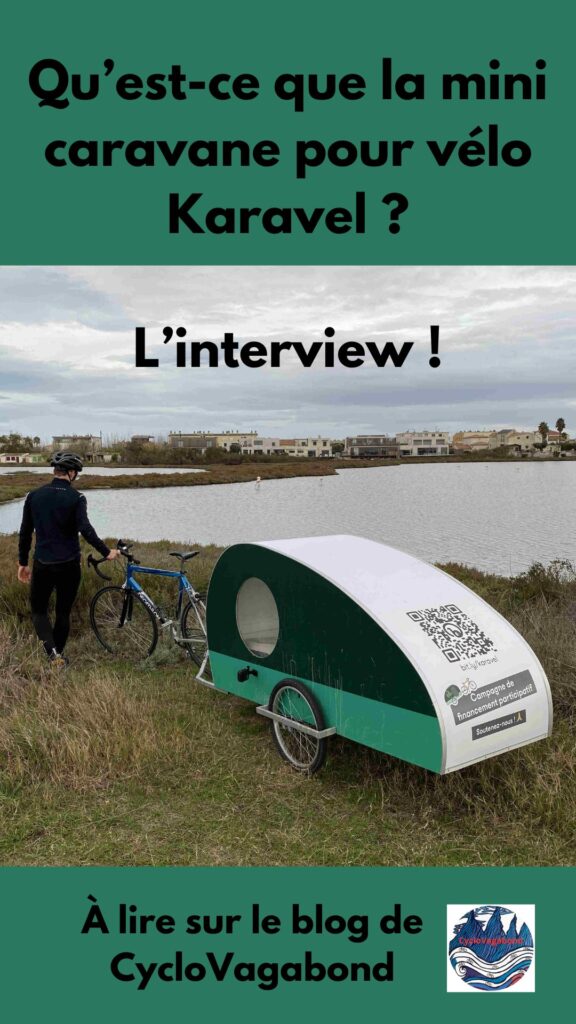 Camille Monjo, un des 2 fondateurs de Karavel, nous explique les avantages et les rouages d'une mini caravane pour vélo dans le voyage à vélo. Interview ! 