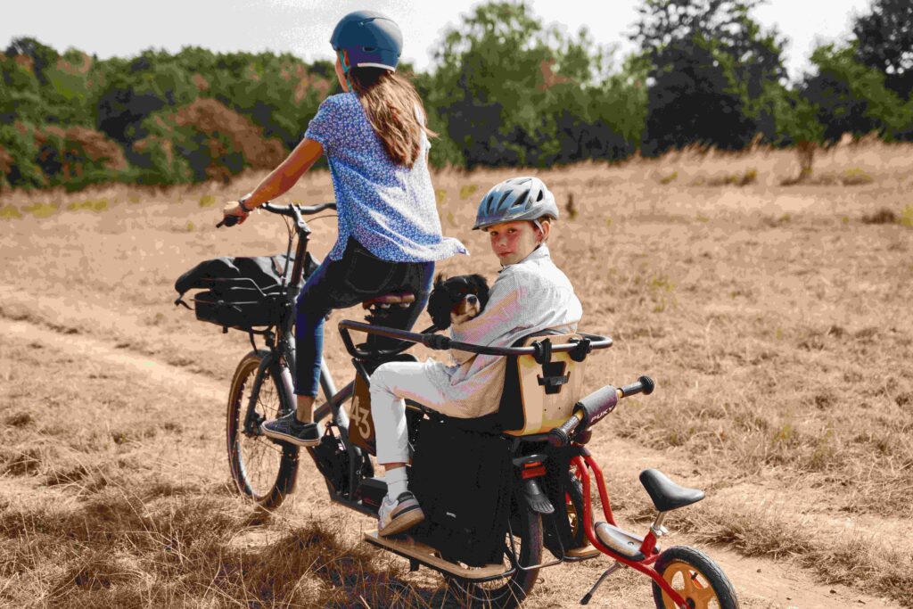 velo longtail en famille