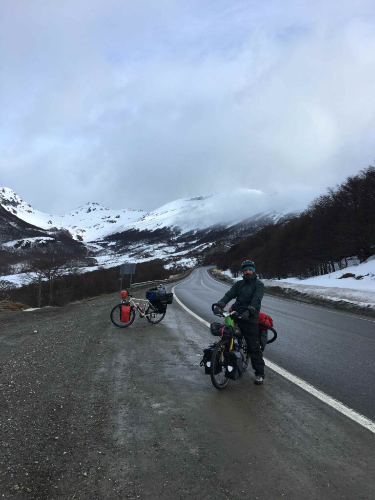 esperienza di viaggio in patagonia in bici