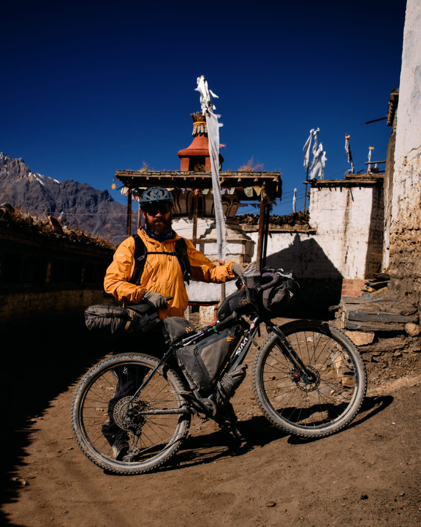 Giuseppe di CycloVagabond in Nepal